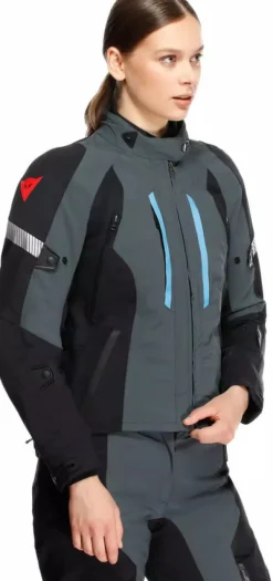 Dainese Mangen D-Dry Absøluteshell Pro Ladies Motorjas Ebony/Black 34C><noscript><img width=