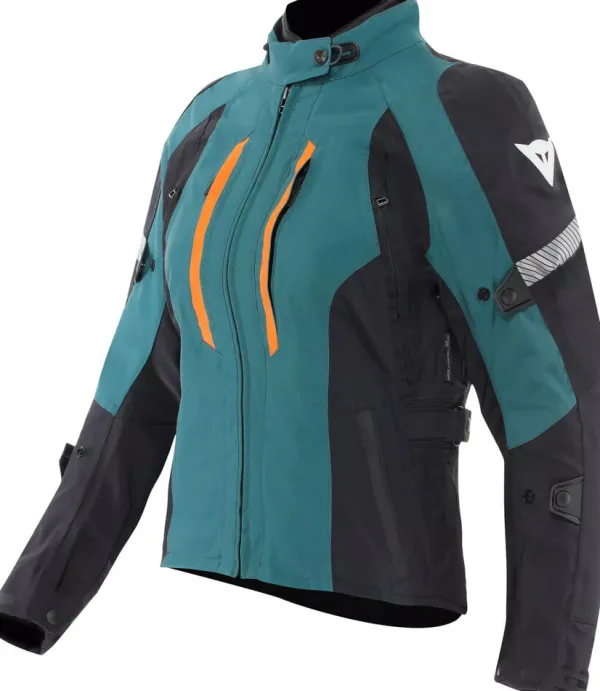 Dainese Mangen D-Dry Absøluteshell Pro Ladies Motorjas Dark Sea/Black 76N> Motorjassen