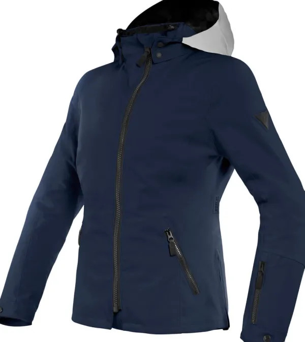 Dainese Mayfair Lady D-Dry Motorjas Glacier-Gray/Black-Iris/Black-Iris 91D> Motorjassen
