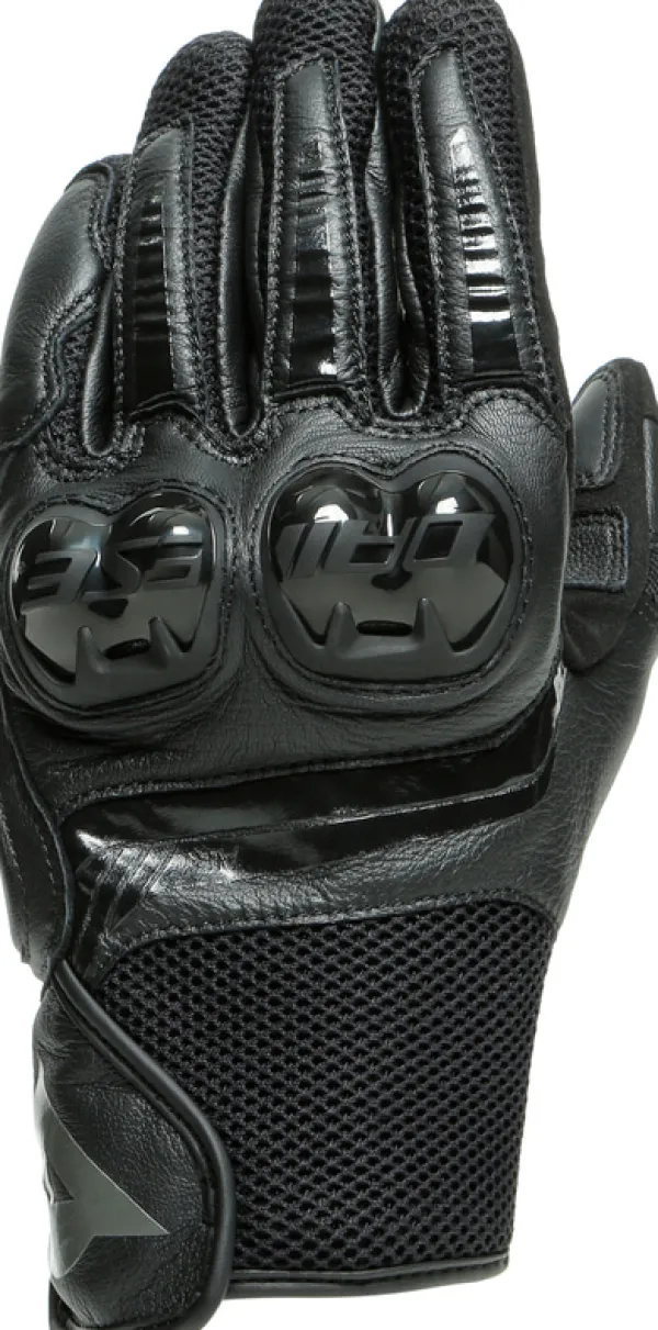 Dainese Mig 3 Unisex Leather Gloves Black 631> Motorhandschoenen