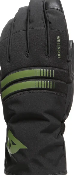 Dainese Plaza 3 D-Dry Gloves Bronze Green O57> Motorhandschoenen