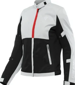 Dainese Risoluta Air Tex Lady Motorjas Glacier Gray/Lava Red 34F><noscript><img width=