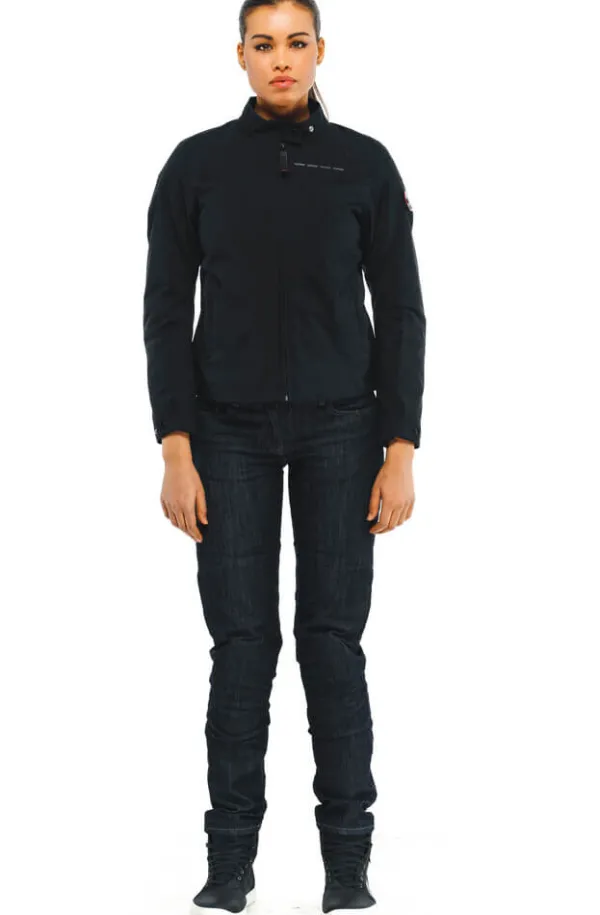 Dainese Rochelle D-Dry Lady Motorjas Dark Smoke U89> Motorjassen