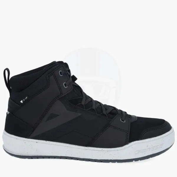 Dainese Suburb D-WP Shoes Black/White/Iron-Gate 21G>Heren Casual Motorschoenen|Heren Motorschoenen