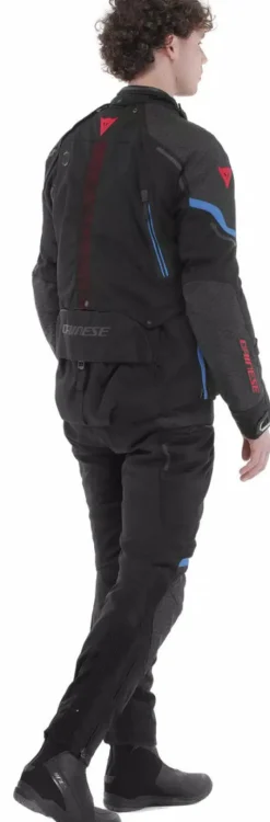 Dainese Super Adventure D-Dry Absoluteshell Motorjas Black/Black/Blue D01> Motorjassen