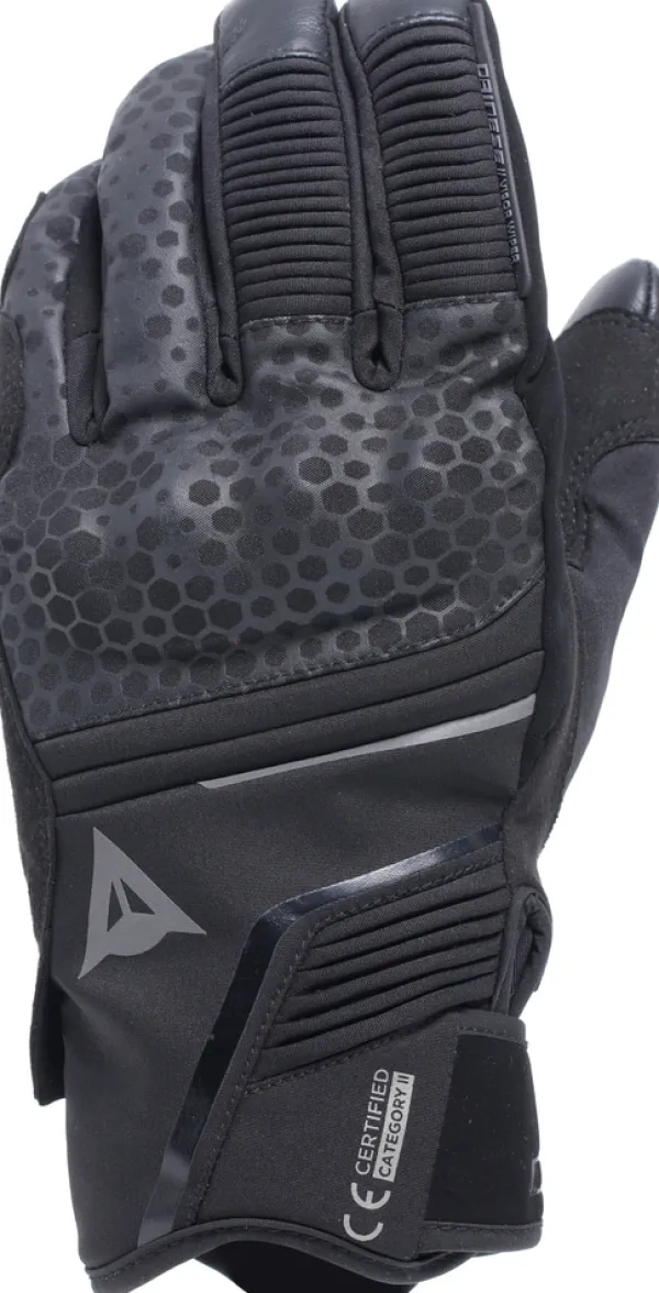 Dainese Tempest 2 D-Dry Short Gloves Black> Motorhandschoenen