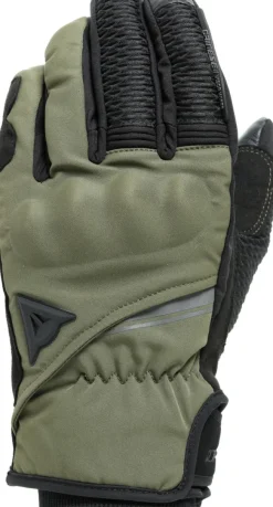Dainese Trento D-Dry Gloves Black/Grape-Leaf> Motorhandschoenen
