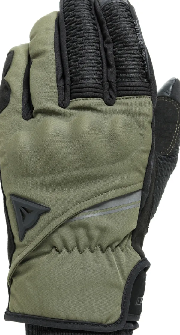 Dainese Trento D-Dry Gloves Black/Grape-Leaf> Motorhandschoenen