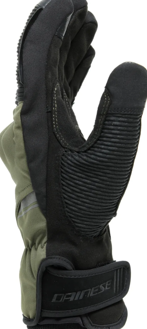Dainese Trento D-Dry Gloves Black/Grape-Leaf> Motorhandschoenen