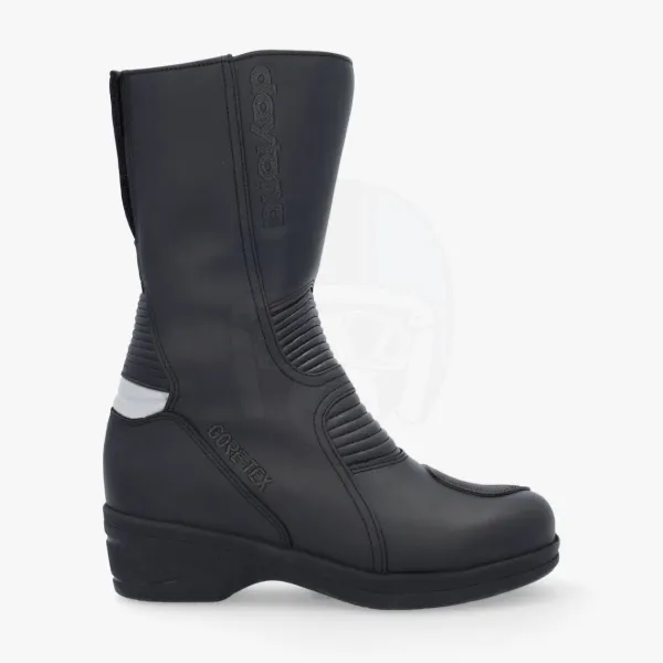 Daytona Lady Pilot GTX black>DAMES Waterdichte Motorlaarzen|Dames Motorlaarzen