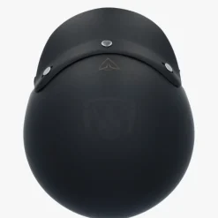 Demm Police Mat Zwart> Vespa Helmen|Jethelmen