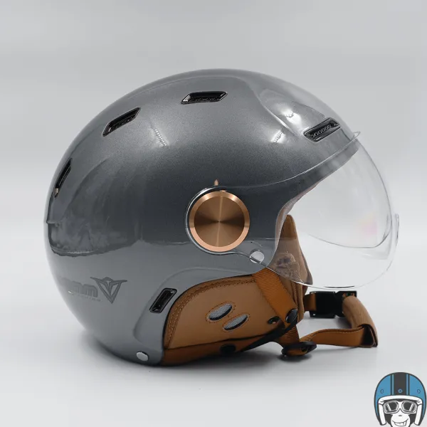 Demm Speed Pedelec Glans Titanium> Fietshelmen