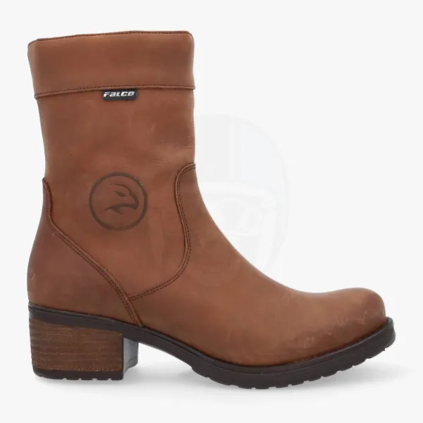 Falco Ayda 2 Brown 707>DAMES Waterdichte Motorlaarzen|Dames Motorlaarzen