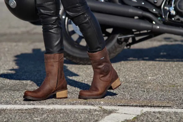 Falco Ayda 2 Brown 707>DAMES Waterdichte Motorlaarzen|Dames Motorlaarzen