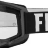 FLY RACING Focus Goggle White/Black - Clear Lens> Crossbrillen