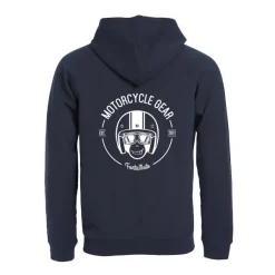 FortaMoto Logo Hoodie Dark Navy> Motorhoodies|Motor Merchandise