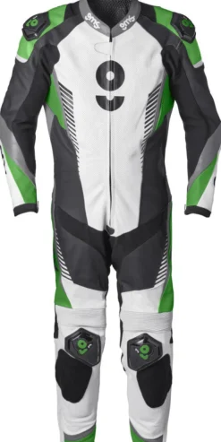 GMS GRC-1 One Piece Black/White/Green> Motorpakken