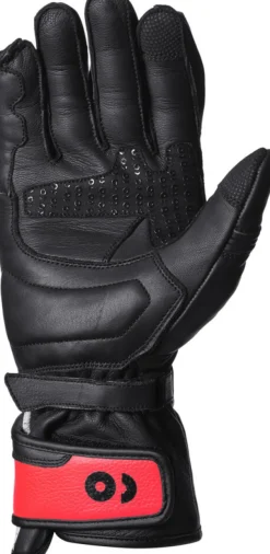 GMS GR-1 SF Gloves Black/White/Red> Motorhandschoenen