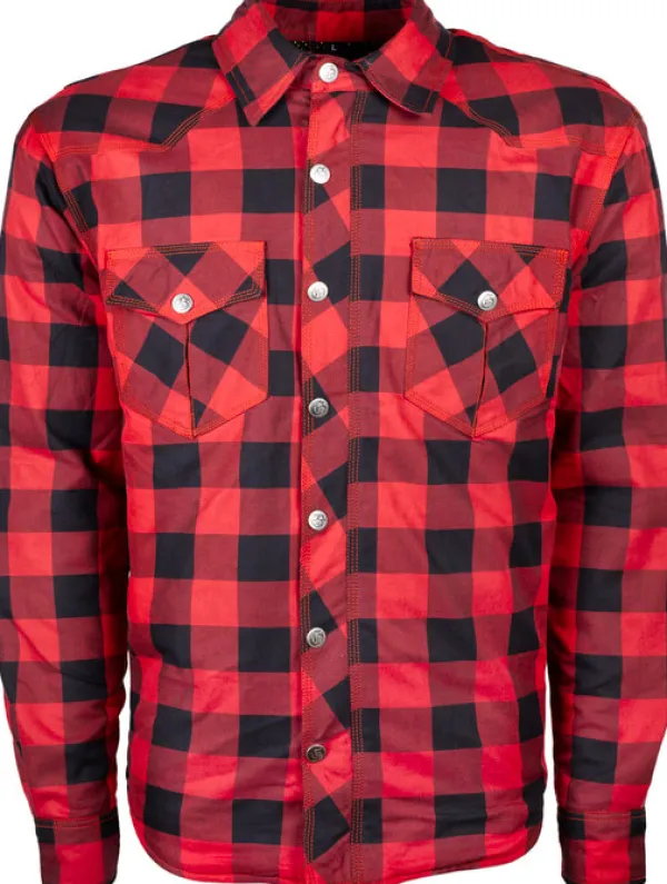 GMS Jaguar Motorjas Shirt Black/Red 032> Motorjassen