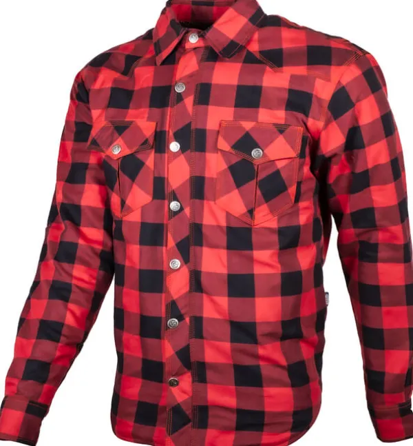 GMS Jaguar Motorjas Shirt Black/Red 032> Motorjassen