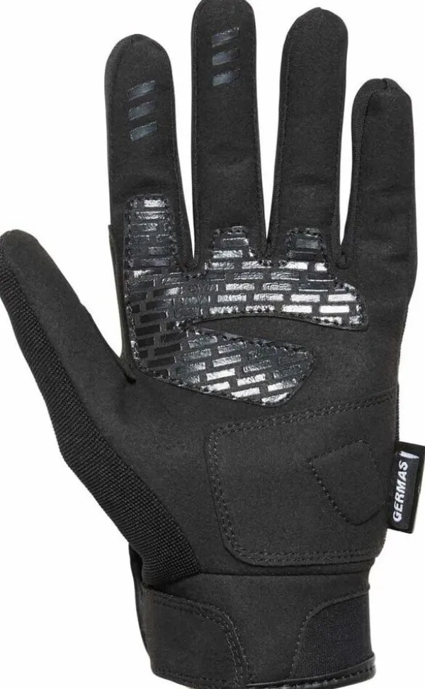 GMS Jet-City Gloves Black 003> Motorhandschoenen