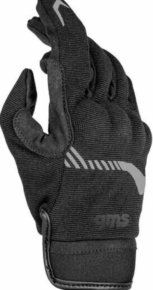 GMS Jet-City Gloves Black/Grey 039> Motorhandschoenen
