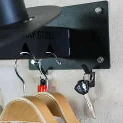Gray Steel X5 Helmet & Gear wall mount Matt Black> Cadeaus Voor Motorrijders|Helm Houder & Kapstok