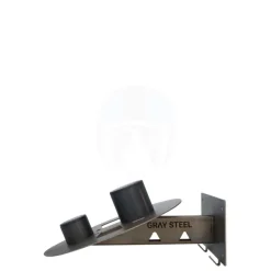 Gray Steel X5 Helmet & Gear wall mount Gun Metal> Cadeaus Voor Motorrijders|Helm Houder & Kapstok