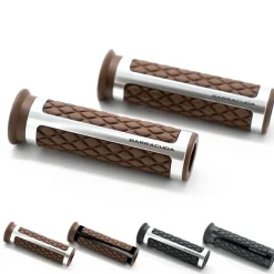 Barracuda Grips Classic Brown Insert Black (Pair) N1026-CMN> Motor Onderdelen