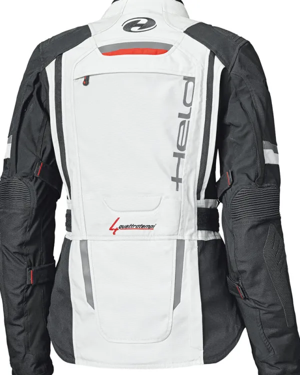 Held Carese Evo Motorjas Gore-Tex Touring Grey/Red 072> Motorjassen