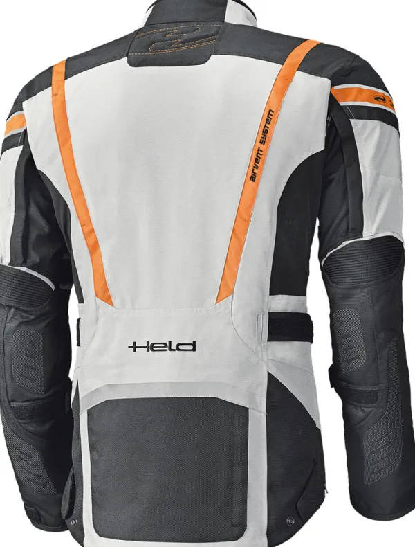 Held Hakuna II Motorjas Touring Grey/Orange 067> Motorjassen