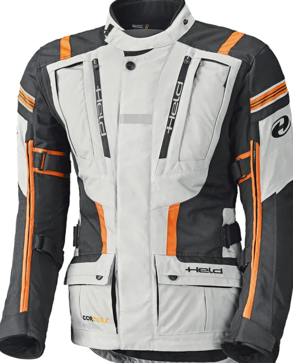 Held Hakuna II Motorjas Touring Grey/Orange 067> Motorjassen