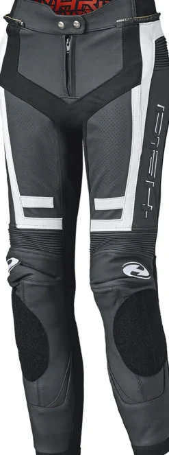 Held Rocket 3.0 Motorbroek Leather Black/White 014> Motorbroeken