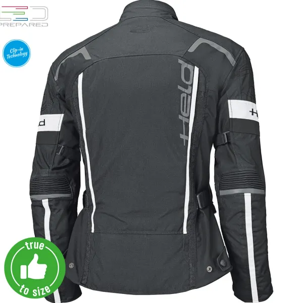 Held 4-Touring II Motorjas Black/White> Motorjassen