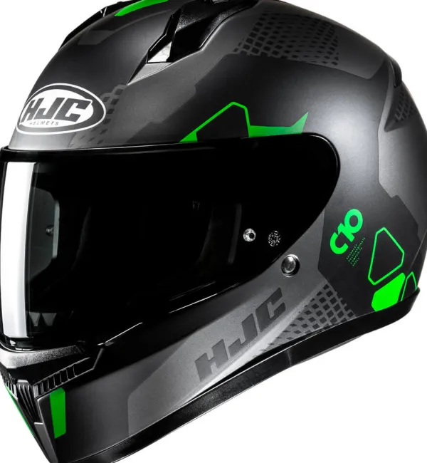 HJC C10 Aspa Grey/Green 841> Adventure Helmen|Integraalhelmen