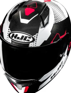 HJC C10 Aspa White/Red 231> Adventure Helmen|Integraalhelmen