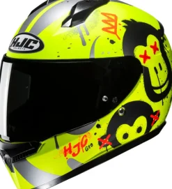 HJC C10 Geti Black/Yellow> Adventure Helmen|Integraalhelmen