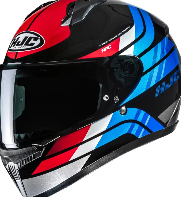 HJC C10 Hiper Black/Blue 153> Adventure Helmen|Integraalhelmen