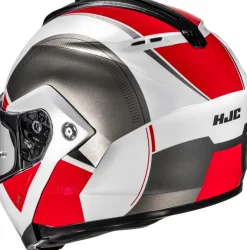 HJC C91N Jyn White/Red 238> Integraalhelmen|Helmen Met Zonnevizier