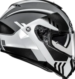 HJC C91N Kaon White/Grey 281> Integraalhelmen|Helmen Met Zonnevizier