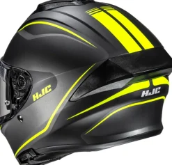 HJC C71 Quez Black/Yellow 170> Integraalhelmen|Helmen Met Zonnevizier