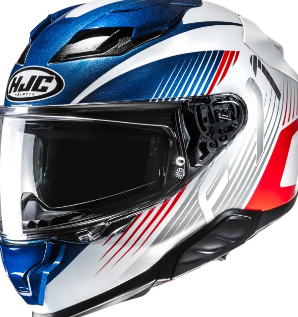 HJC F71 Catos White/Red 235> Integraalhelmen|Helmen Met Zonnevizier