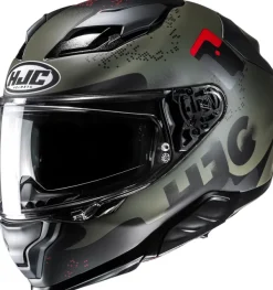 HJC F71 Faco Green/Black 413> Integraalhelmen|Helmen Met Zonnevizier