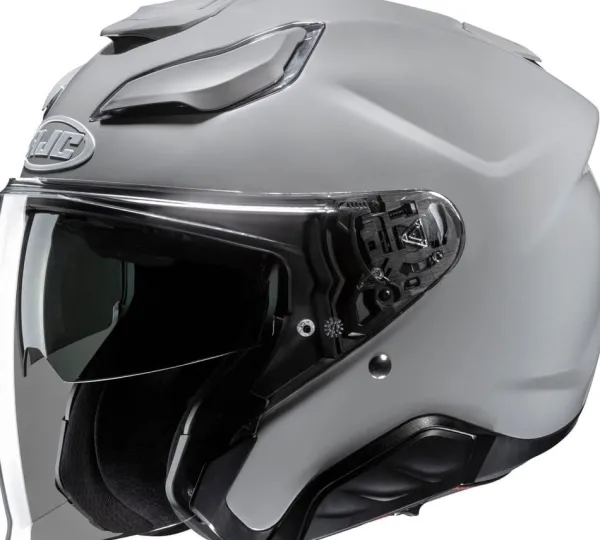 HJC F31 Light Grey> Jethelmen|Helmen Met Zonnevizier