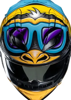 HJC F71 Monkey DJ Blue/Yellow 588><noscript><img width=