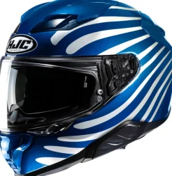 HJC F71 Zen Blue/White> Integraalhelmen|Helmen Met Zonnevizier