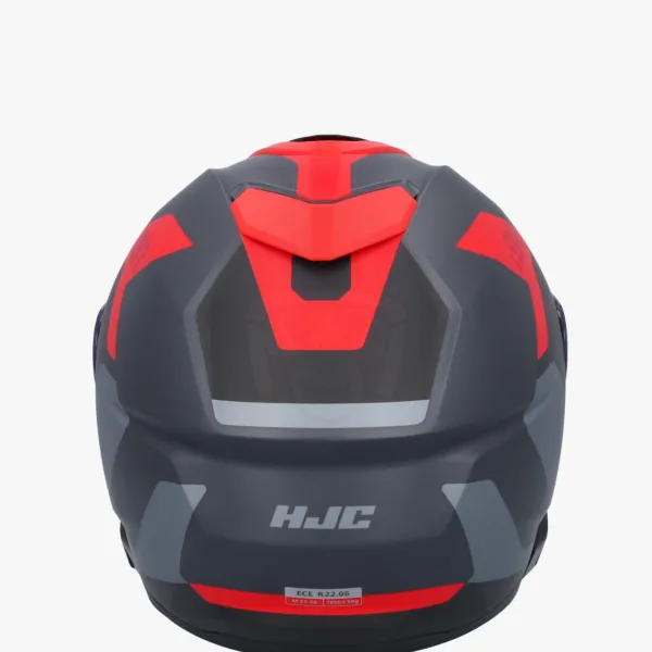 HJC i91 Carst Black/Red> Systeemhelmen|Helmen Met Zonnevizier