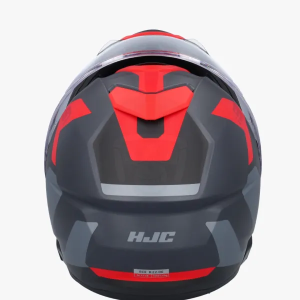 HJC i91 Carst Black/Red> Systeemhelmen|Helmen Met Zonnevizier