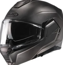 HJC i100 Dark Grey 888> Systeemhelmen|Helmen Met Zonnevizier