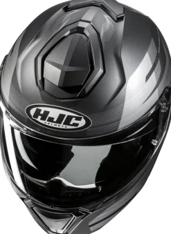 HJC i91 Dusk Black/Grey 180> Systeemhelmen|Helmen Met Zonnevizier